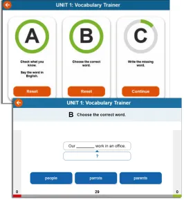 OPTIONS | e-zone | Vocabulary Trainer